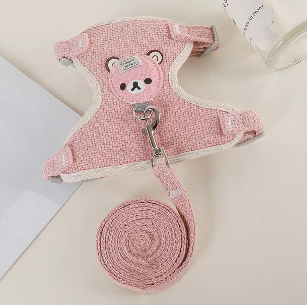 Pet Lightweight Chest Dog, Small Bee Chest, Strap, Dog Walking Leash, Dog Going Out Leash, Medium and Small Dog Chest