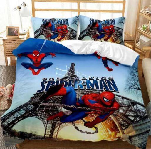 Home Textile Quilt Cover Pillowcase 3D Digital Printing Three-Piece Set