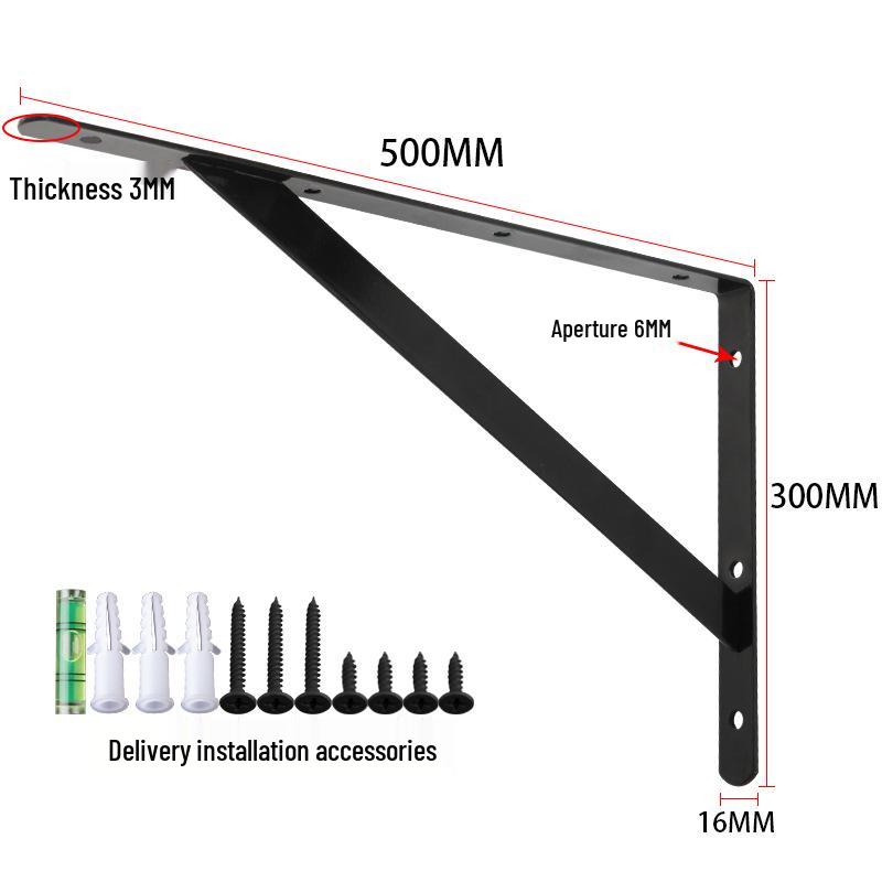 Compact Triangular Wall-Mounted Storage Shelf for Microwave Ovens