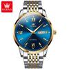 OLEVS 6777 Luxury Brand Custom Oem logo Fashion Classic Business Waterproof Stainless Steel Automatic Mechanical Watch for Man