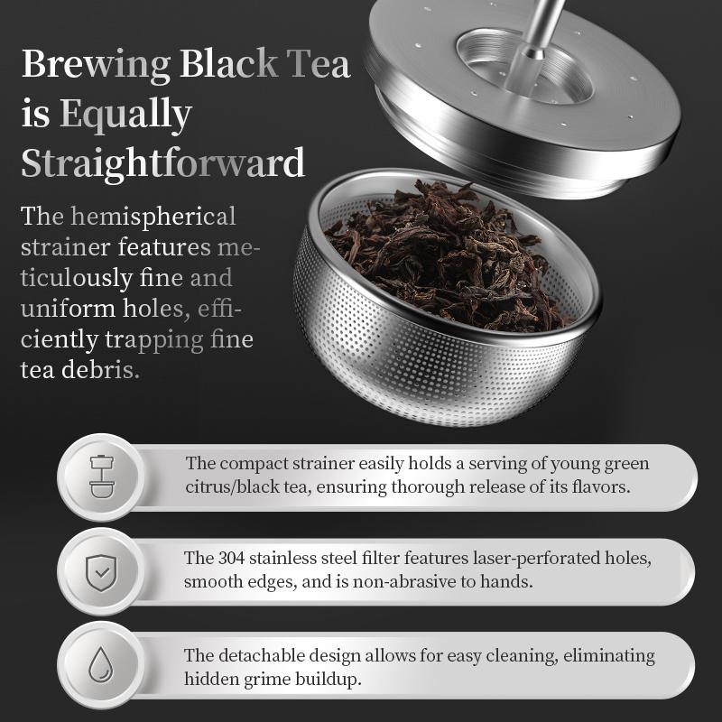KAMJOVE French Presses Tea Pot For Young Green Citrus, Pu 'er Tea Art Pot, Black Tea Heat-Resistant Glass Pot French Pans Teapot
