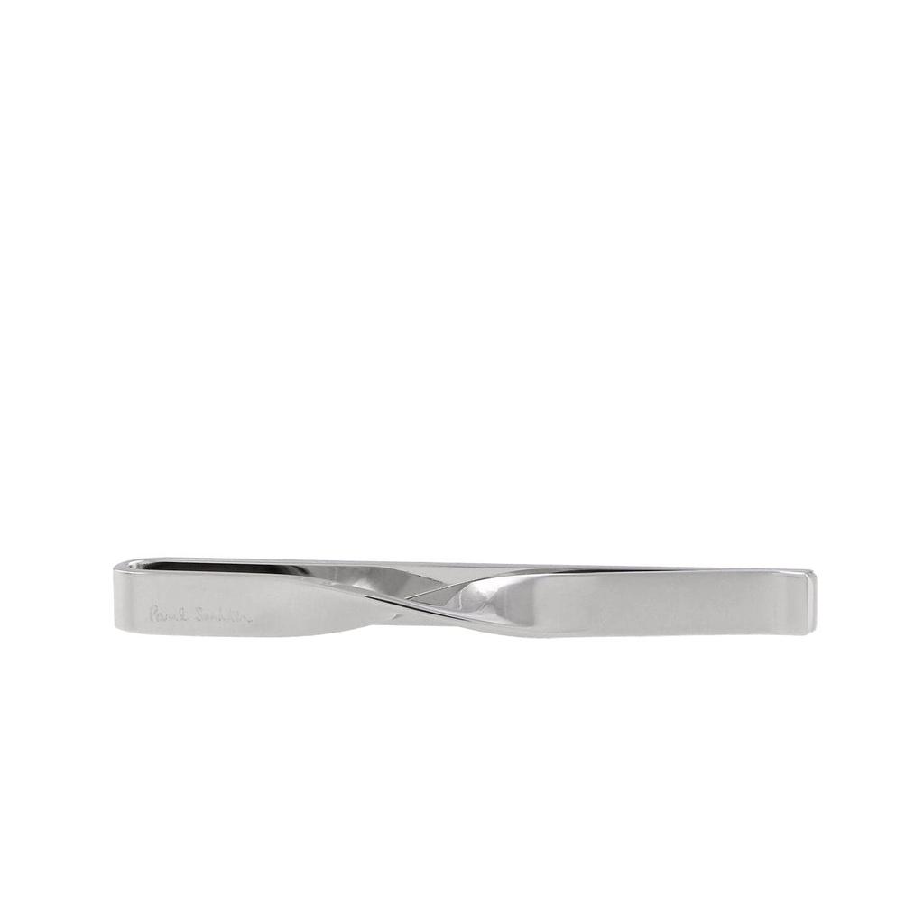 Paul Smith Reversible Tie Tie Authentic Gift Shop and Bonus 130903 250 Bar, Silver, Men's Clip, Box, Bag, Item,