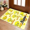 Custom Name Tweety Bird Living Room Non-Slip Area Rug Soft Carpet for Bedroom Kids Playroom Sofa Office Home Decor Doormat