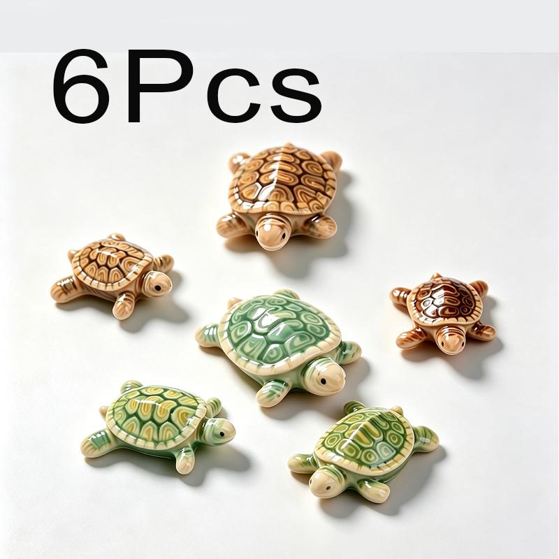 Cute Turtle Family Floating Ornaments 5-Pack Mini Aquatic Ornaments for Ponds and Aquariums Realistic Floating Garden Ornaments