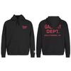 2024 A/W Unisex French Alphabet Logo Zipper Hoodie