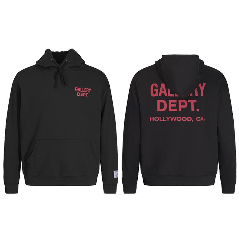 2024 A/W Unisex French Alphabet Logo Zipper Hoodie