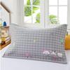 Eight-Layer Gauze Cotton Pillowcase Pair, Soft, Thick, All-Season Comfort for Home Use