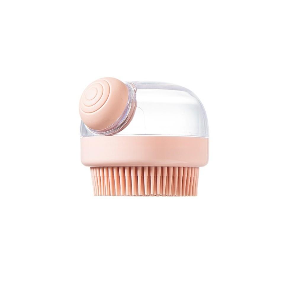 

Multi-functional Bath Brush with Shampoo Dispenser Shampoo Comb Brush Bathing Tools рожевий