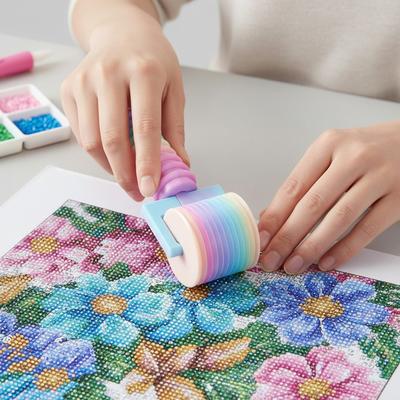 Diamond Painting Roller for Rhinestone Painting Easy-Grip Handle Roller for Beginners Adults Kids