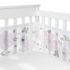 Breathable Mesh Crib Liner for Standard-Size Cribs (1 Panel 340x30 cm + 1 Panel 160x30 cm)