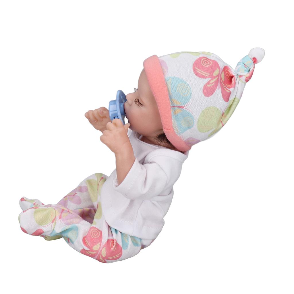 12palcová silikonová reborn panenka, živá umělá panenka novorozeněte, dívka pro děti starší než