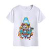 Paw Patrols Letter AZ TShirt White Cartoon Chase Skye Short Sleeve Tops Cute Rubble Zuma Summer Casual Clothes Birthday Gifts