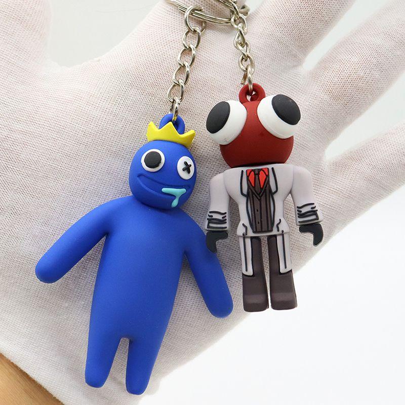 Vibrant Roblox Rainbow Friends Keychain Bag Pendant Toy For Kids Xmas Gifts