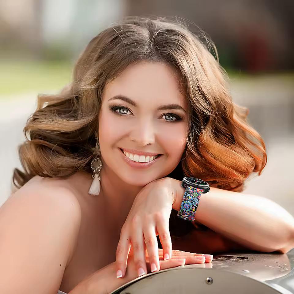 Tištěný sportovní silikonový řemínek pro Samsung Galaxy Watch Ultra 47mm náramek pro Galaxy Watch Ultra 47mm 2025 náramkové hodinky