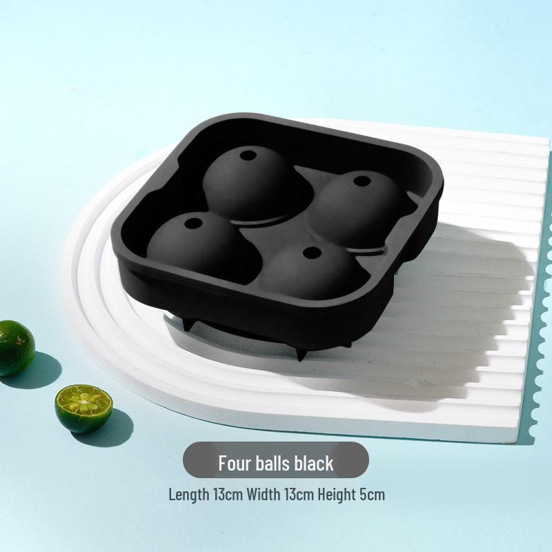 Square Silicone Ice Cube Tray with Lid - Small, Food-Grade Kitchen Ice Mold