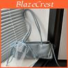 Minimalist Pu Square Shoulder Bag With Inner Phone Pocket For Casual Outings