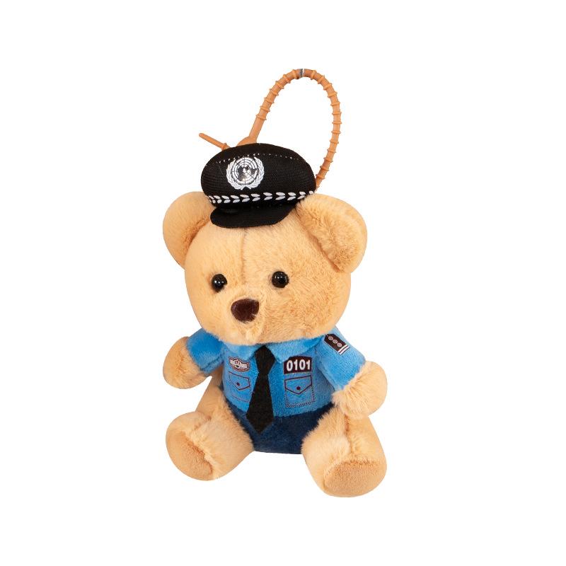 Cross-Border Capybara Plush Keychain: 4-Inch Claw Machine Doll with Bag Decoration Pendant