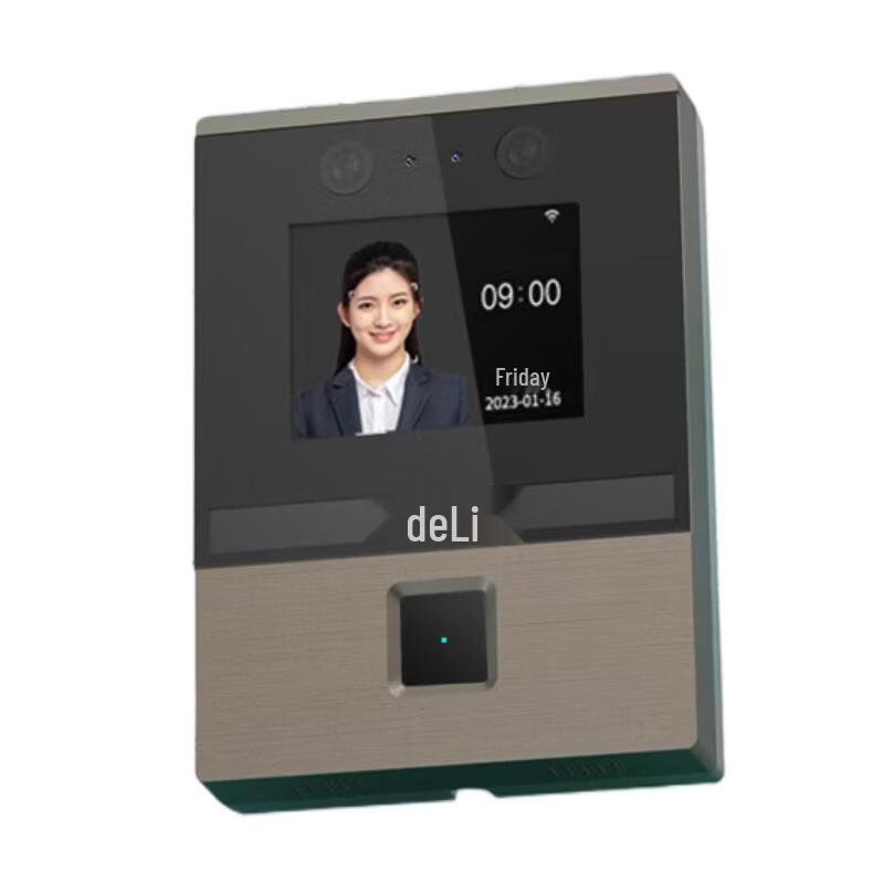 

Deli Smart Cloud Face & Fingerprint Attendance Machine CN plug (adapter included)