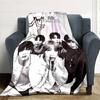 Txt Poster Print Flannel Blanket High Quality Warm Comfortable Cover for All Seasons Perfect for Gifts Home Decor