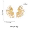 Hollow Line Earrings Fashion Ear Studs Stylish Ear Jewelry Semicircular Line Earrings Studs Earrings Gift for Women Girl