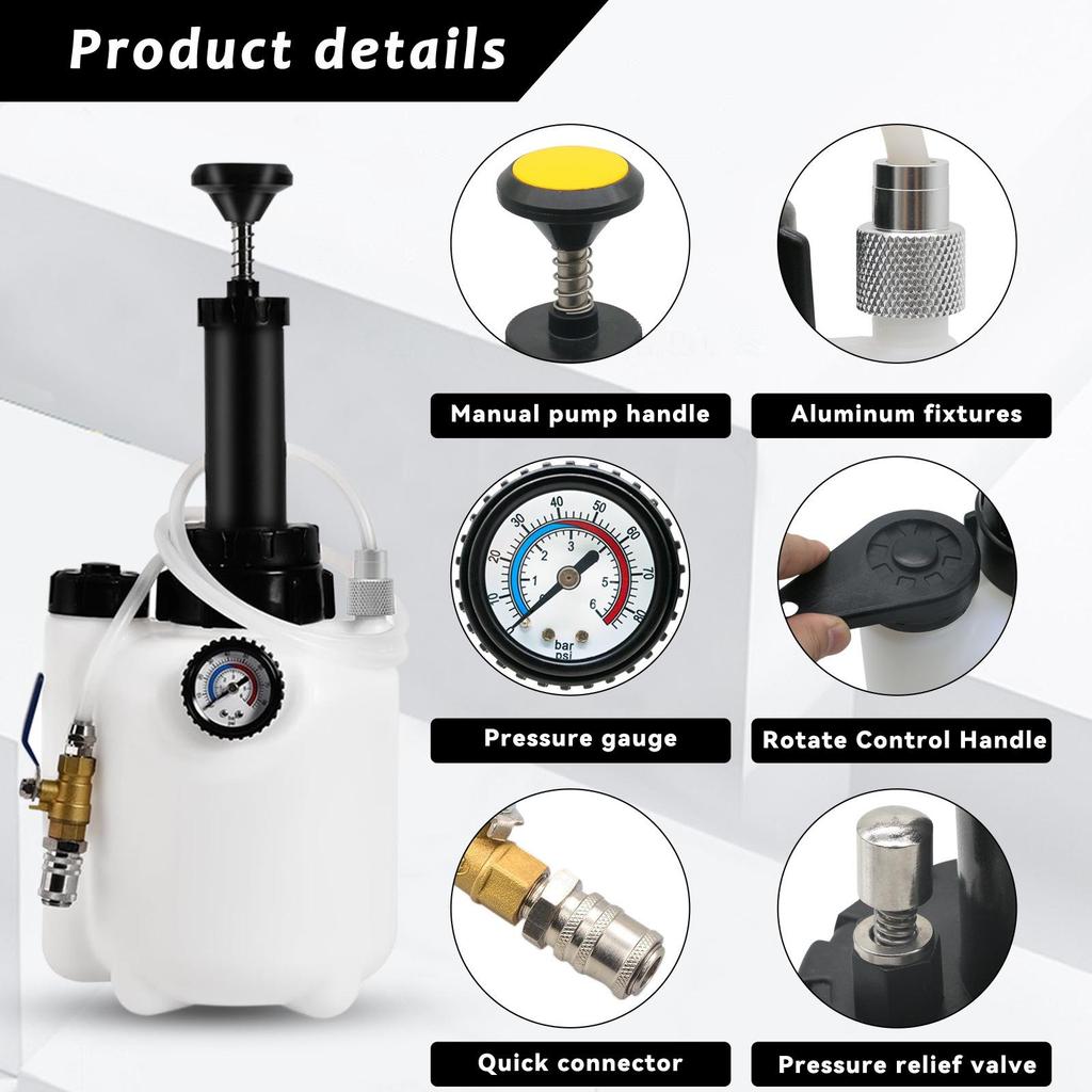 3L Car Brake Fluid Reservoir & Change Tool