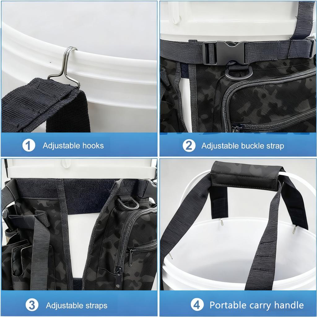 Fishing Bucket Storage Bag Multi- Fishing Gear and Accessories Oxford Cloth