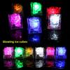 Reusable LED Light-Up Ice Cubes with Color-Changing Modes Waterproof Flashing for Drinks Parties Bars and Home Decor