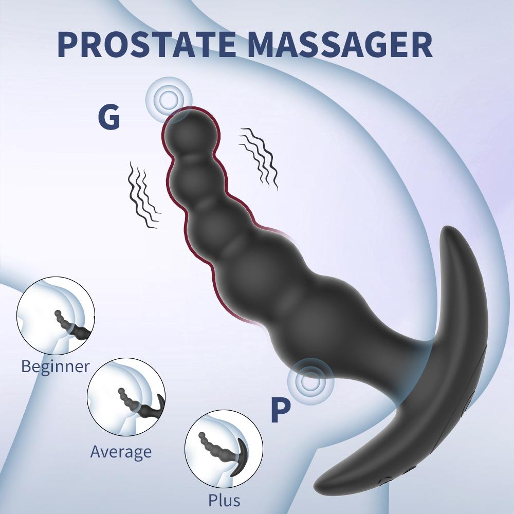 APP Bluetooth Anal Vibrator for Men Prostate Massager Wireless Remote Butt Plug Vibrating Adult Sex Toy for Women Male Gay