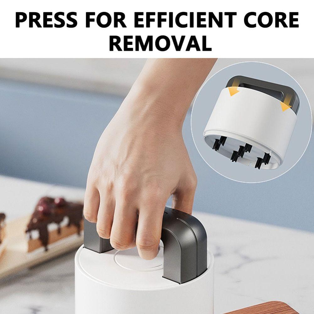 Anti-Splatter Fruit Corer Tool Push-type Olive Pitter New Seed Remover Tool  Kitchen Use