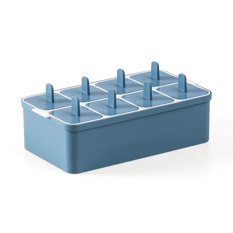 

Форма для морозива 8 Grid DIY Ice Pop Plastic Form with Stick Summer Kid DIY Ice Cream Ford Кухня Домашня форма для замороженого морозива Lolly