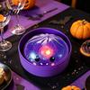 Fun Desk Toys Halloween Glitter Dumpling Squeeze Toy  Spooky Ghost Pumpkin with Steamer  Cute Anxiety Relief Gifts Slow Rising Bun Fidget Toy