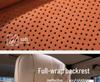 Denza Four Seasons Breathable Car Seat Cushion - Comfortable, Thin Plush, Single-Piece Cover