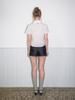 MOROA Star Short Denim Pants - Black