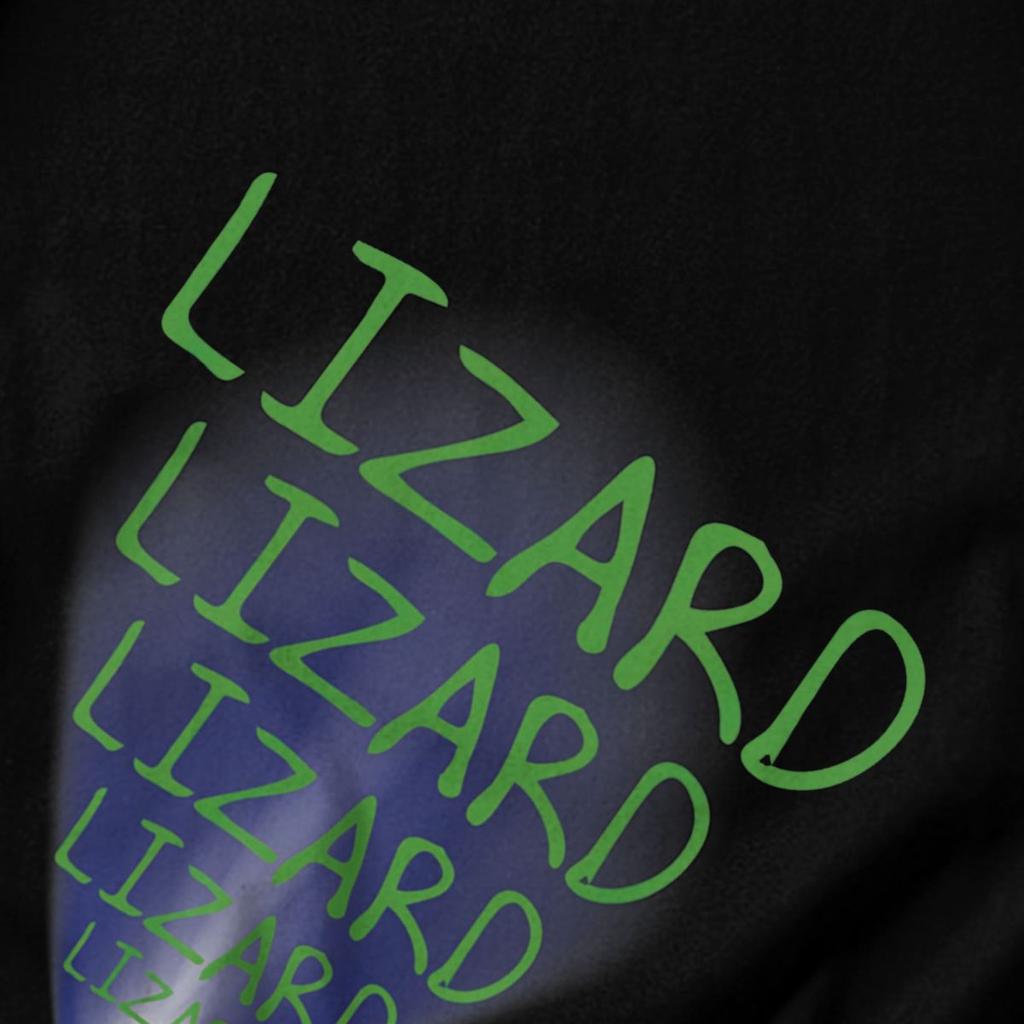 Men T Shirt Lizard Meme Vintage Pops Y2K Graphic Crewneck Unisex Clothing T Shirts