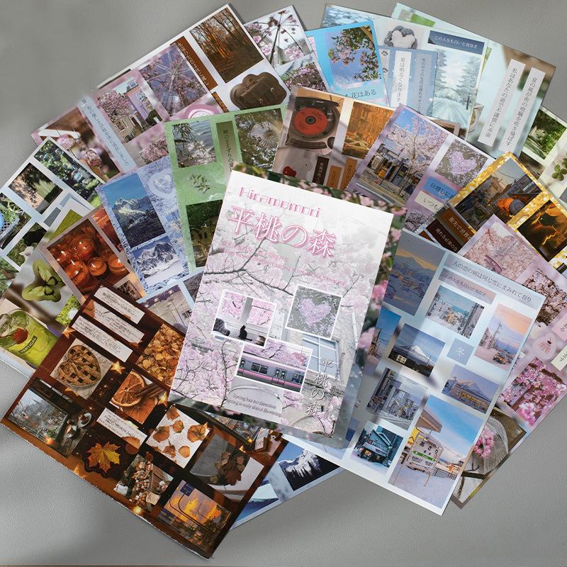 20 Sheets Limited Time Series Decorative Handmade Scrapbooking Material Diary Album Craft Supplies Die Cut Stickers Book