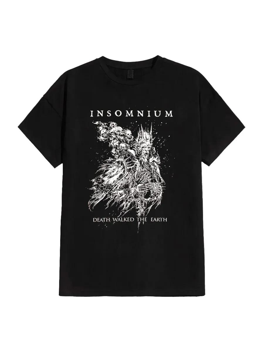 

Men s Insomnium Graphic T-Shirt, 100% Cotton Crew Neck Short Sleeve Tee, Casual Summer Top for Daily Wear and Gift XL