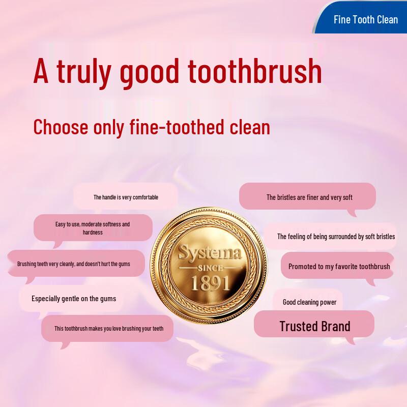 Lion Compact Toothbrush with 0.01mm Ultra-Fine Soft Bristles