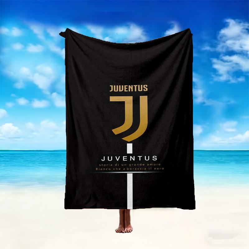 Couverture à motif du Football Club Juventus, Couverture douillette pour un confort toutes saisons sur les canapés, lits, au bureau, en voiture, en camping et en voyage