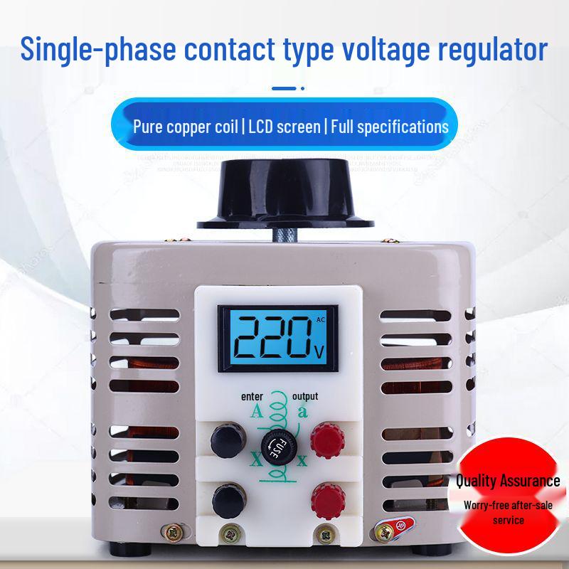 220V Single-Phase TDGC2-500W Autotransformer 5kW Foam Cutter Regulator 0-250V