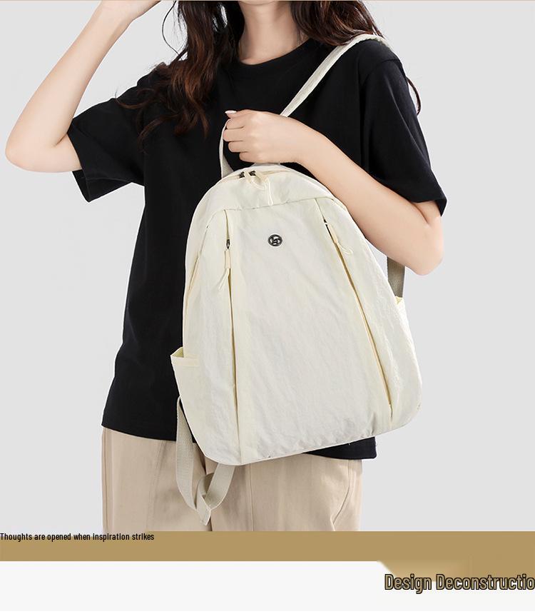 Women's Lightweight Candy Color Mini Backpack: Large Capacity for Travel, Hiking, or School - Casual Shoulder or Crossbody Use