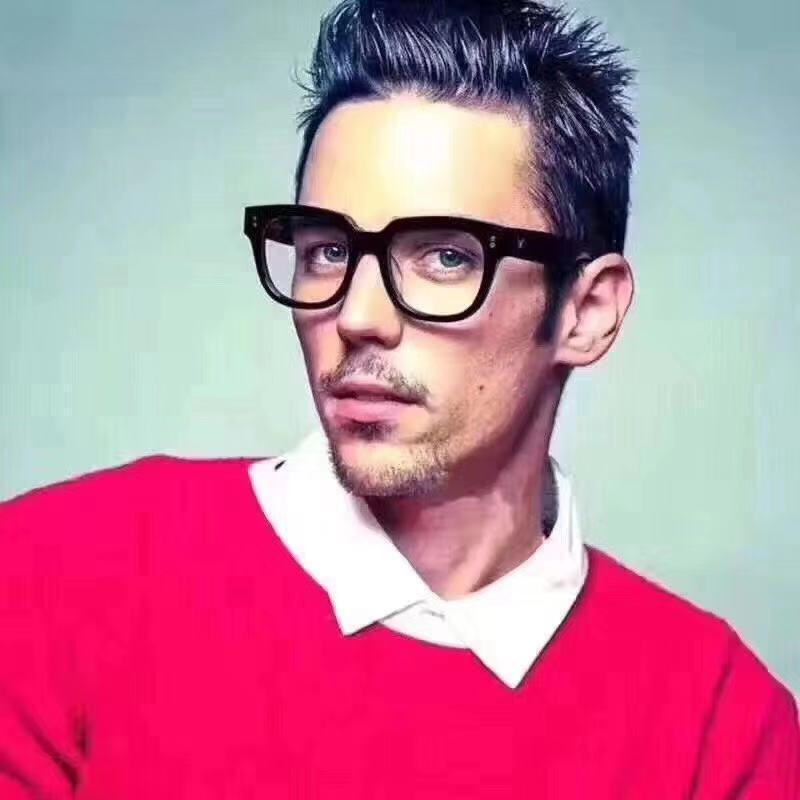 Klassische schwarze quadratische Anti-Blaulicht-Myopie-Brille für Frauen und Männer, Korrekturbrille, fertige Kurzsichtigkeitsbrille 0 – 1,0 – 1,5