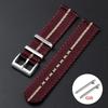 Sportovní vojenský nylonový řemínek na hodinky 20 mm 22 mm pro Seiko s rychloupínáním Univerzální plátěný náramek pro Omega Pánské chytré hodinky Řemínek na zápěstí