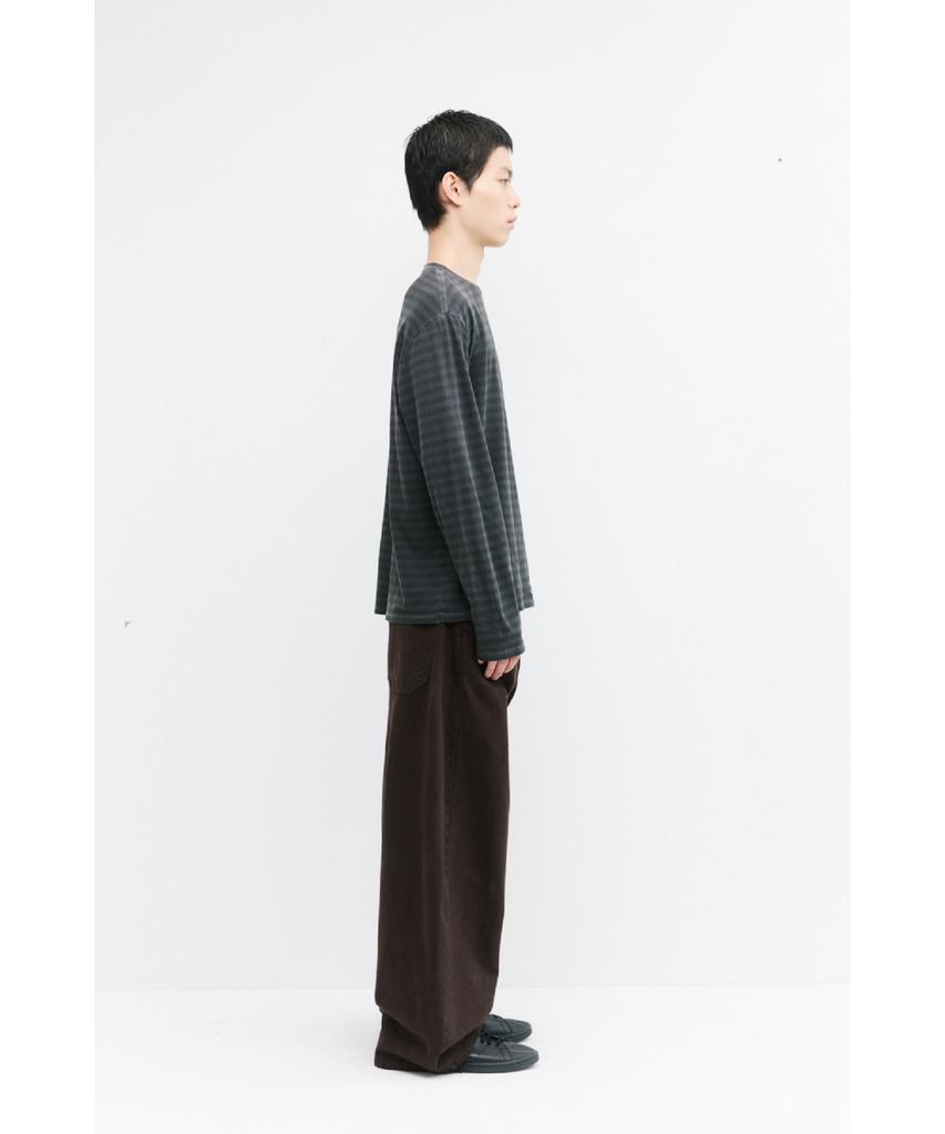 Haechinglum Wide Curve Jeans Brown
