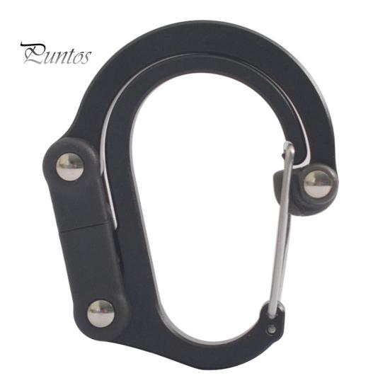 Wear-resistant Carabiner Buckle Hanging Strong Load-bearing Not Easily Multi-functional D-type Hook Deformed Aluminum Alloy Versatile Clip Heavy-duty