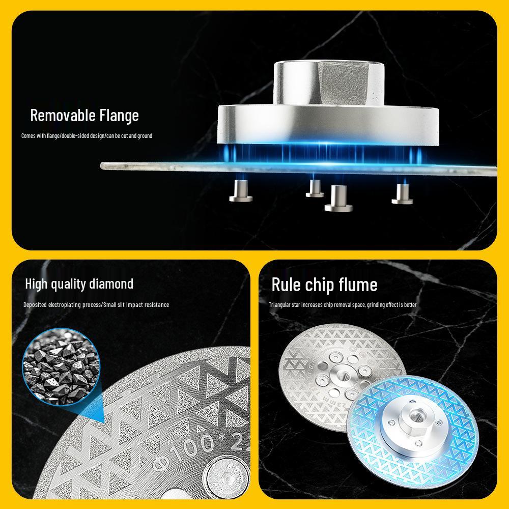 Double-Sided Electroplated Grinding Disc for Stone and Marble Cutting & Polishing