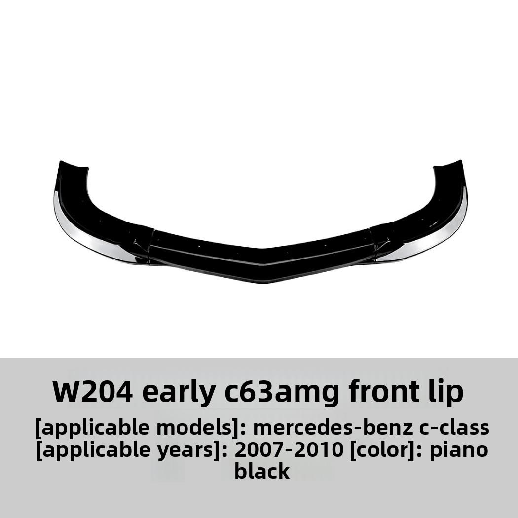 

For Mercedes-Benz C-class W204 Early C63 2007-2010 AMG Front Lip Front Shovel Surround Spoiler Exterior Decoration Modification