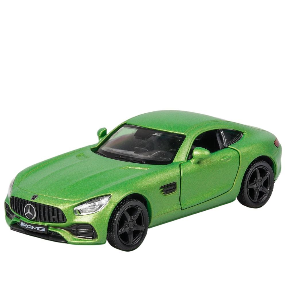 

1/36 Mercedes-Benz GT S Игрушечная модель автомобиля для детей RMZ CiTY Super Race Литая миниатюра Коллекция с оттягивающимся механизмом Подарок для мальчиков зелёный