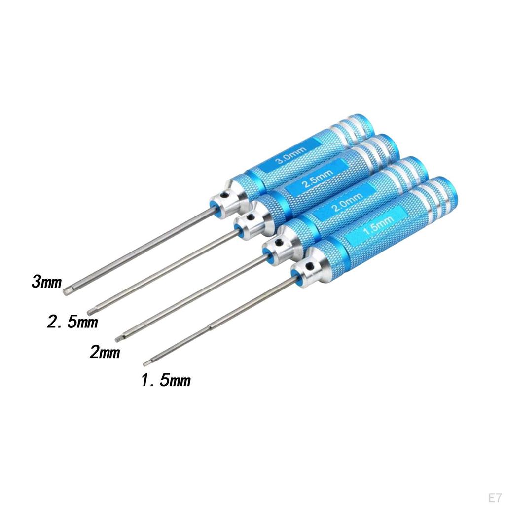 4 Pieces Hex Screw Driver Set Hexagon Screwdriver Socket for RC Drone