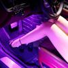 1 Set Car LED Foot Ambient Lights Auto Home  Atmosphere Decorative Car Interior One with Four Night Lamp MYY