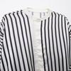Fashion Style 2024 Autumn New Women's Clothing Stylish Geometric Stripes Loose Long Sleeves Positioning Print Shirt